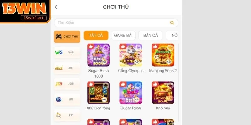 choi thu 13win muc dich Mục đích của danh mục Chơi Thử 13WIN