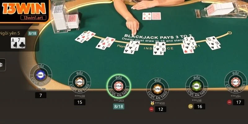 blackjack luot choi Lượt chơi của Dealer trong game Blackjack