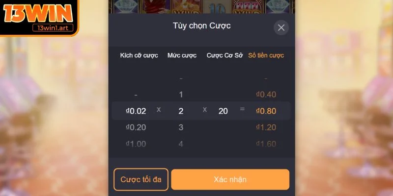 giac mo ma cao dieu chinh muc cuoc Điều chỉnh mức cược hợp lý