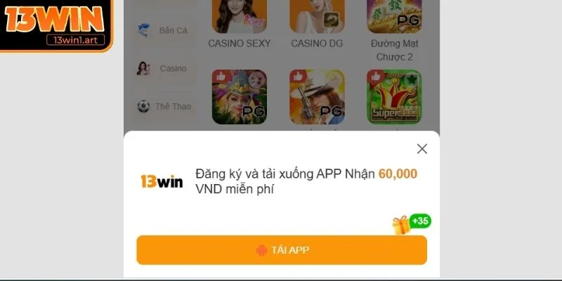 Link tải 13WIN chính thức và cập nhật mới nhất